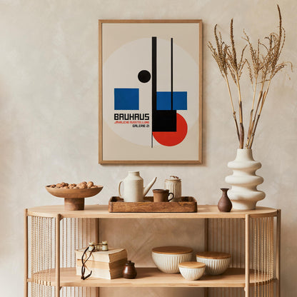 Bauhaus Geometric Design Poster Print