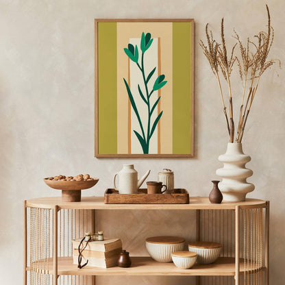 Modern Minimalist Botanical Art Print