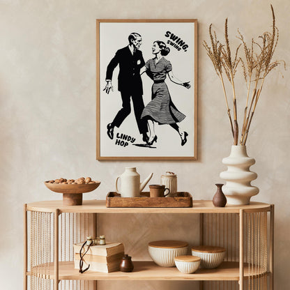 Swing Lindy Hop Wall Art