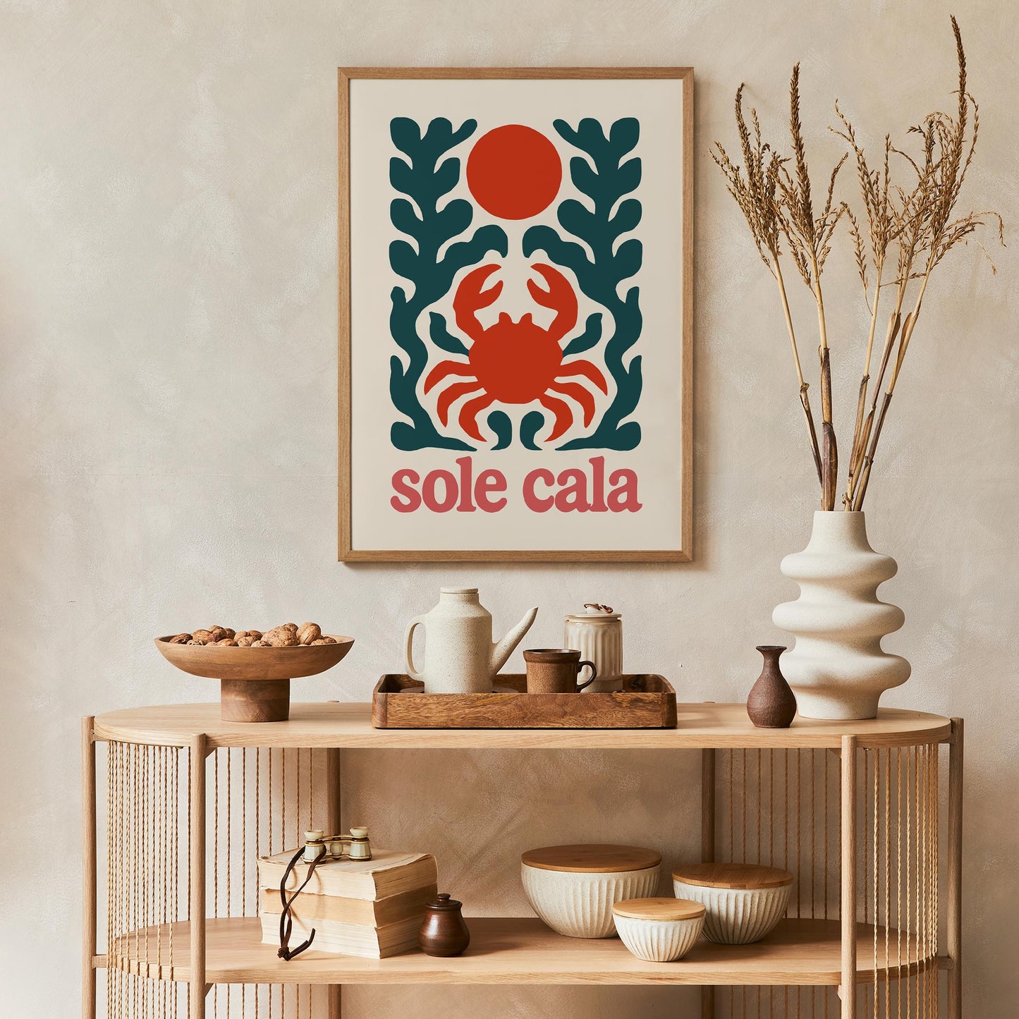 Sole Cala Peace Print