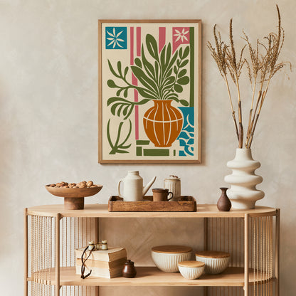 Retro Still Life Botanical Poster