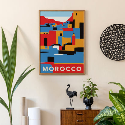 Morocco Minimalist Poster