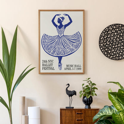 NYC Ballet Festival Poster Print