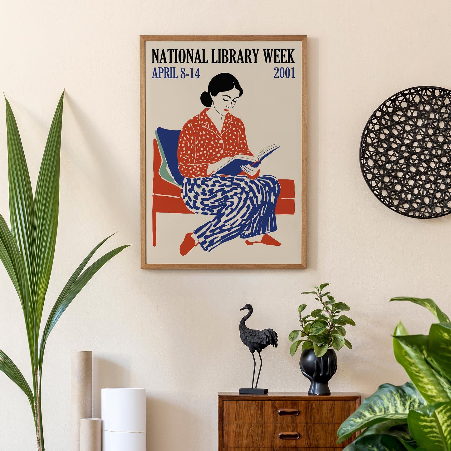 Library Week Reading Poster