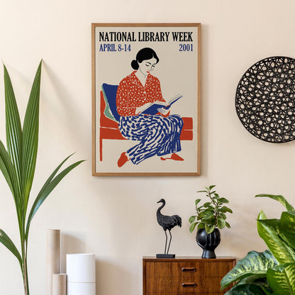 Library Week Reading Poster