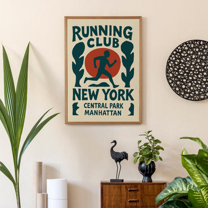 Central Park Running Club Print