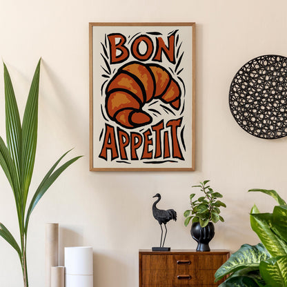 Bon Appetit Kitchen Wall Art