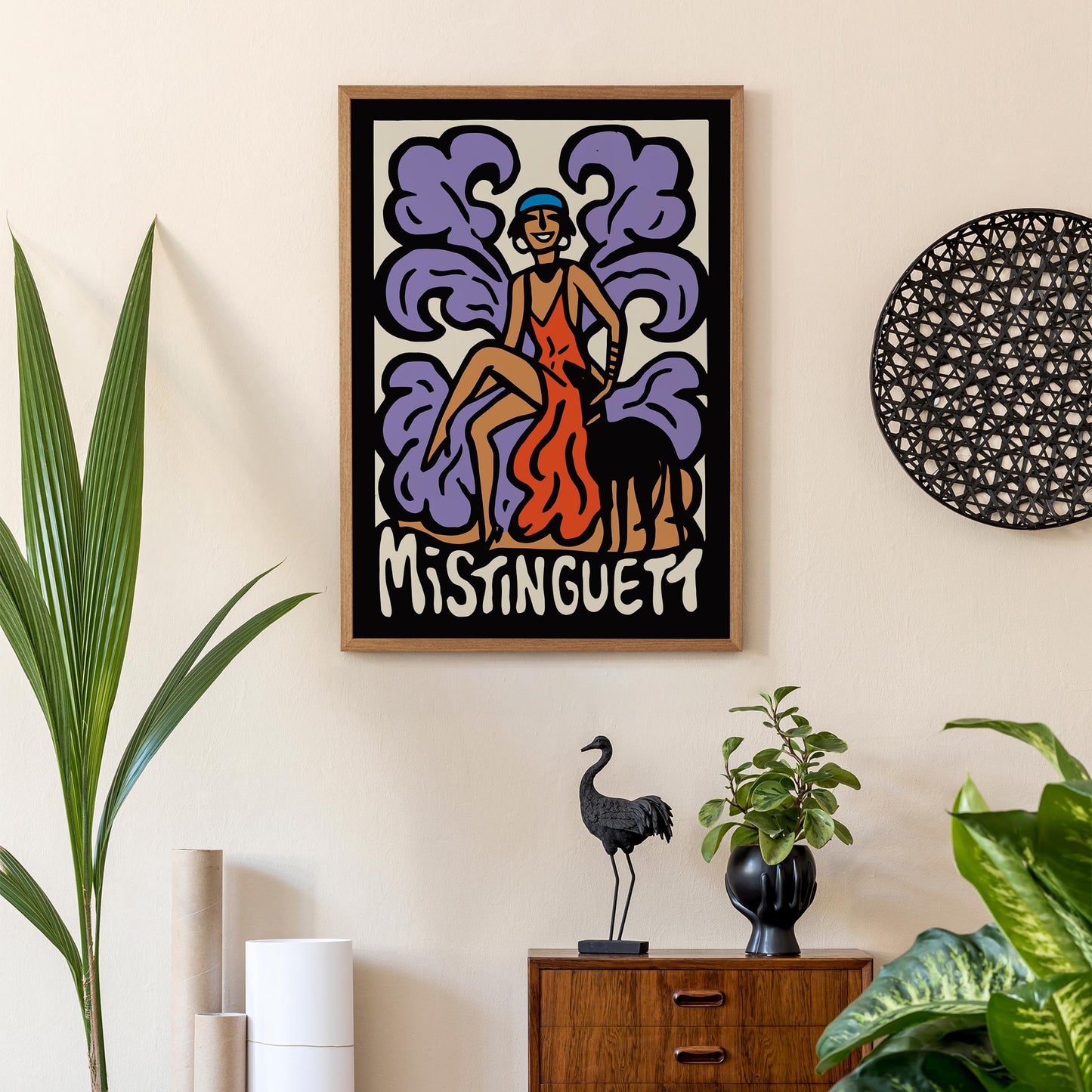 Missinguett Vintage Poster Print