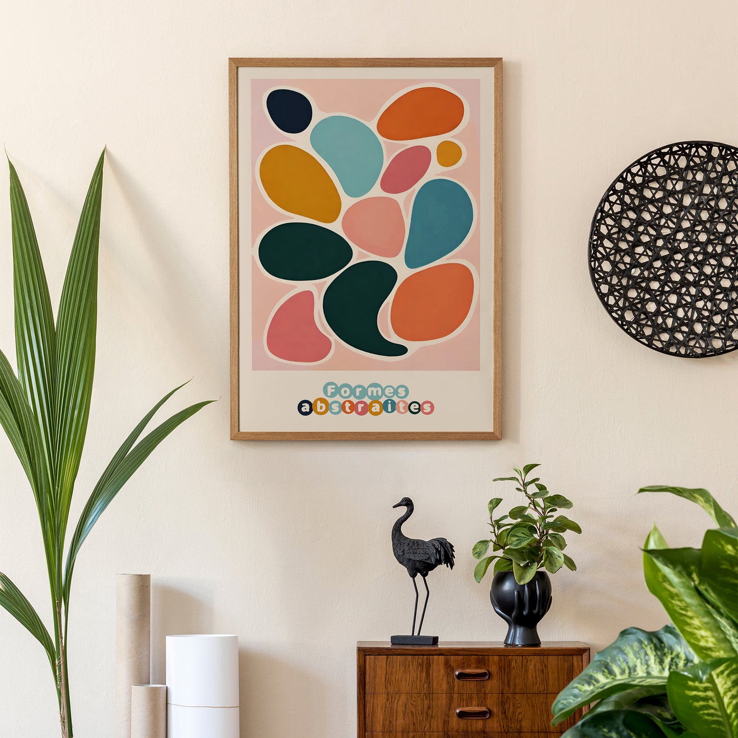 Formes Abstraites Kids Room Art Print