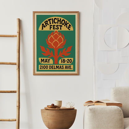 Artichoke Fest Wall Art Print
