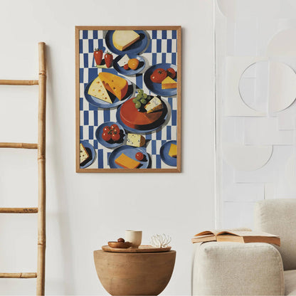 Gourmet Cheese & Tomato Poster