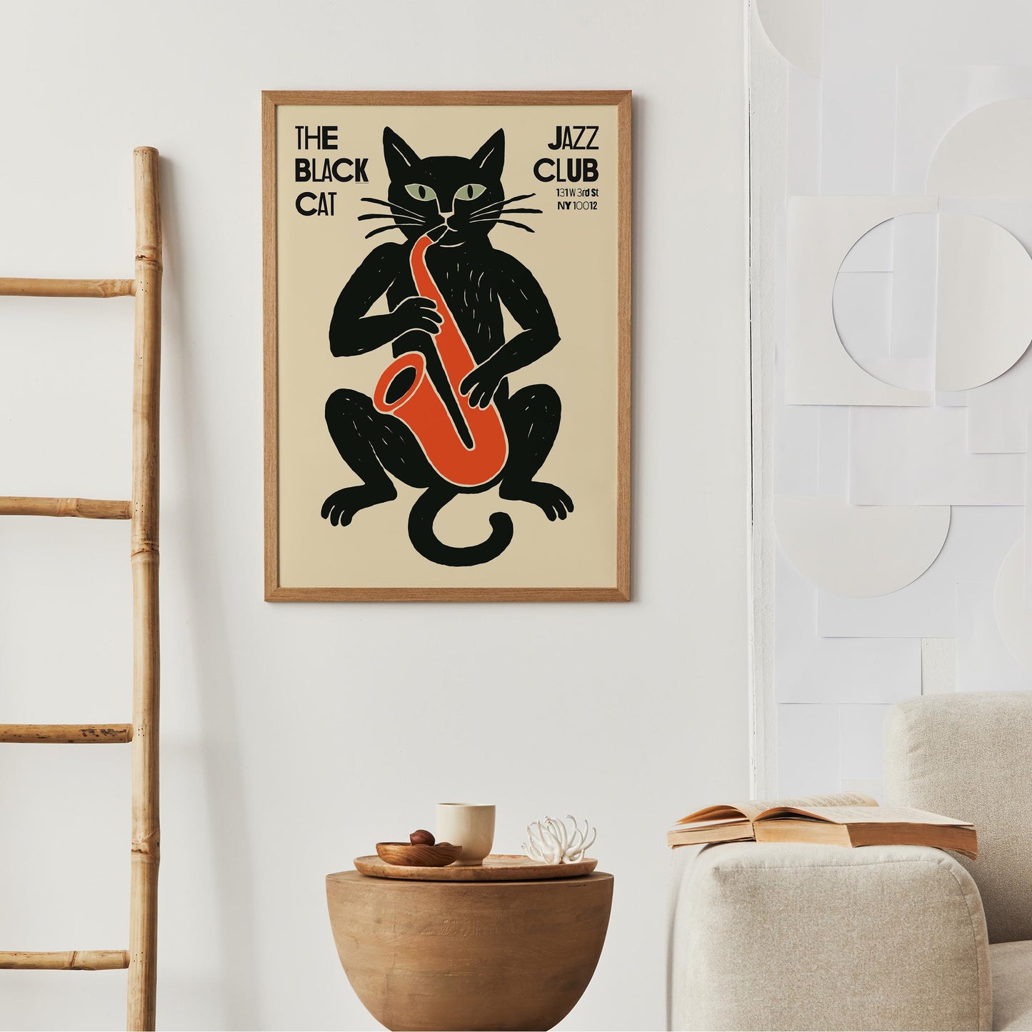 Black Cat Jazz Club Poster