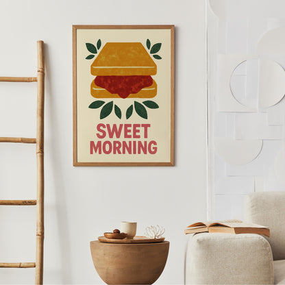 Sweet Morning Sandwich Poster