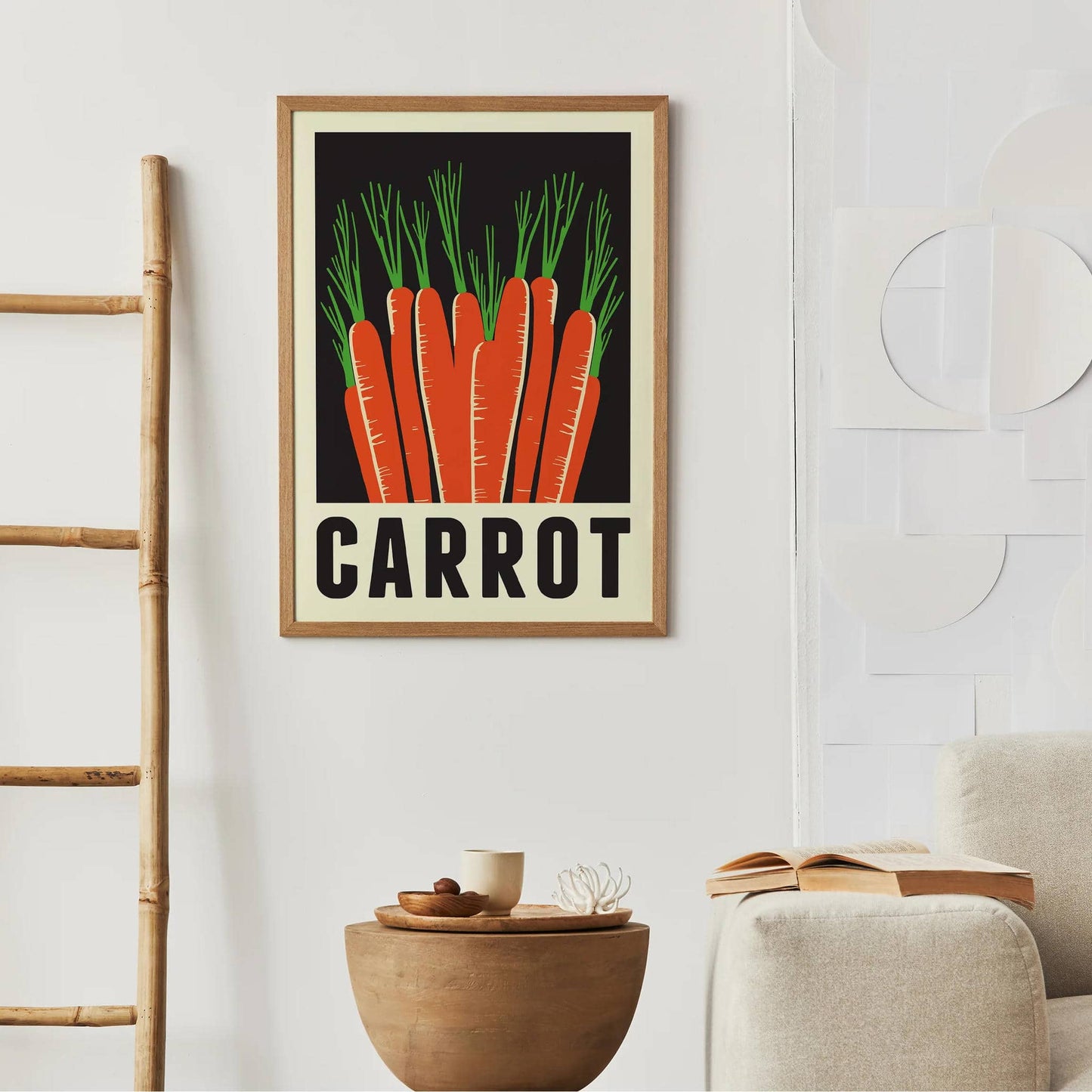 Minimalist Carrot Poster