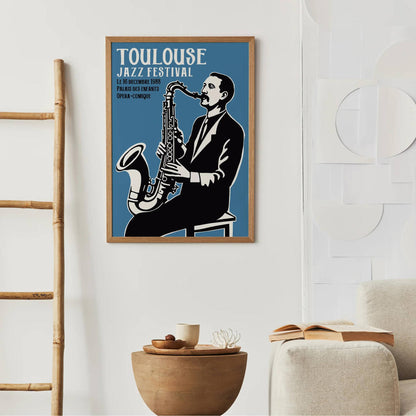 Toulouse Jazz Festival 1988 Poster Reprint