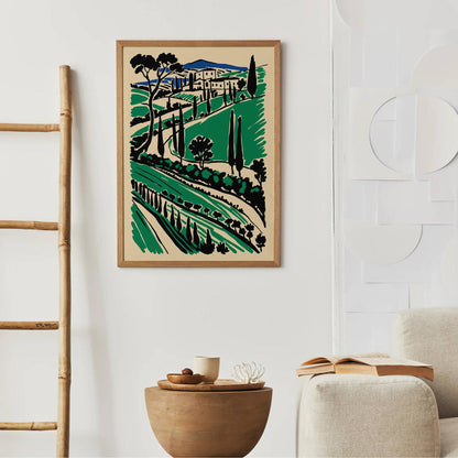 Tuscany Italy Landscape Poster