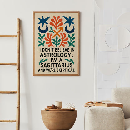 Sagittarius Quote Poster Print