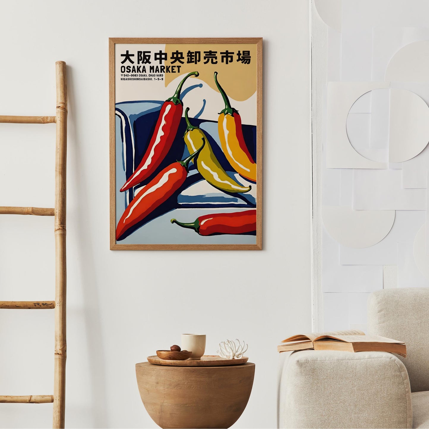 Osaka Chili Market Poster