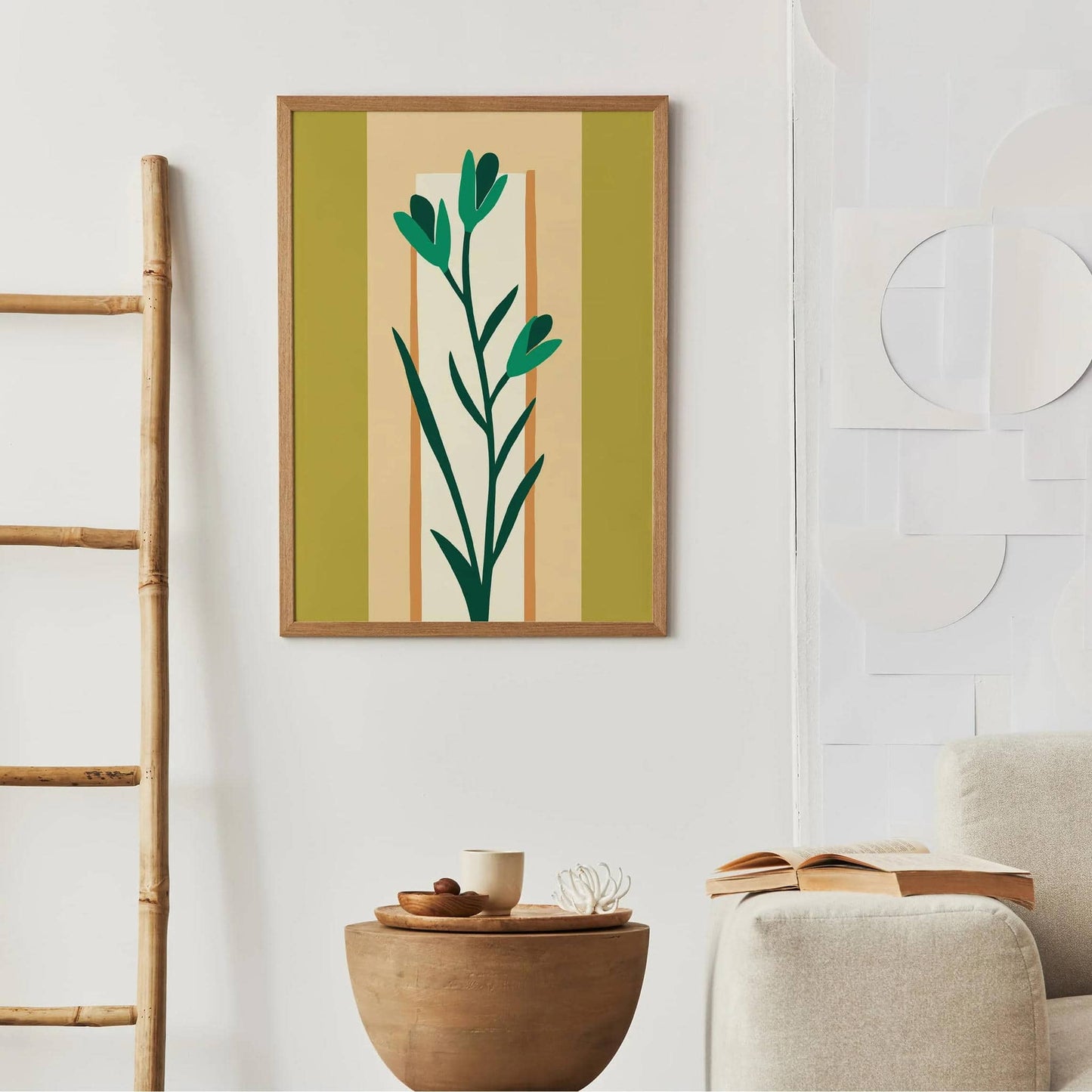Modern Minimalist Botanical Art Print