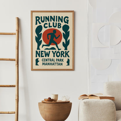 Central Park Running Club Print