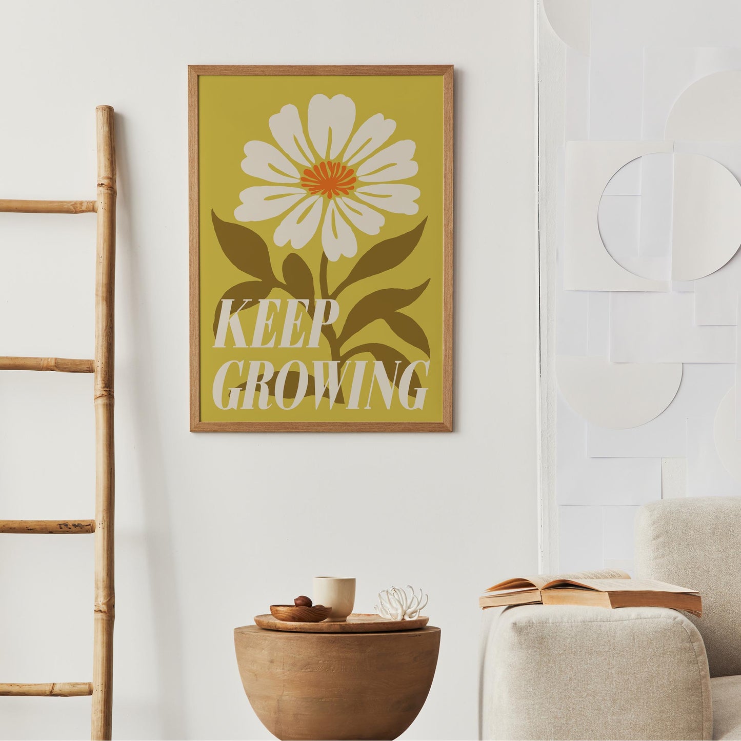 Keep Growing Flower Print