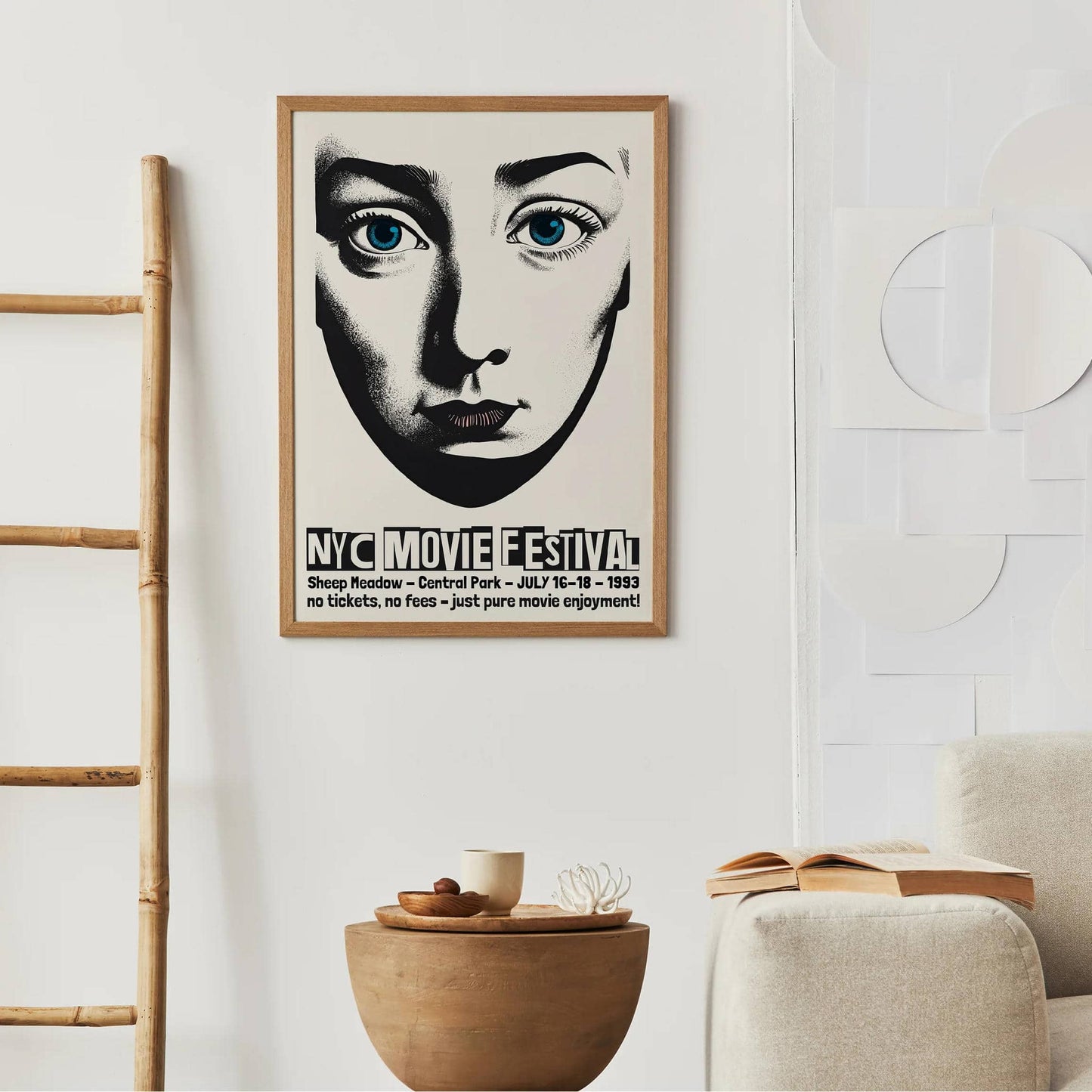 NYC Movie Festival 1993 Central Park Poster