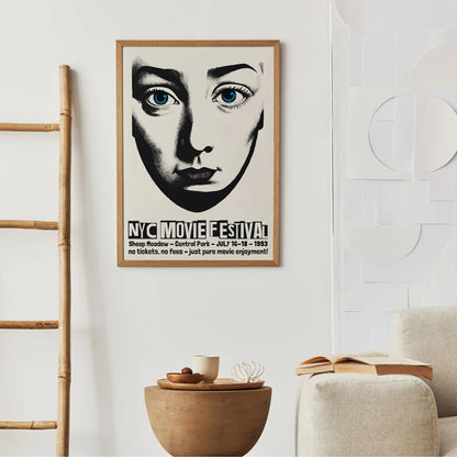 NYC Movie Festival 1993 Central Park Poster