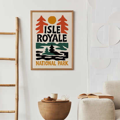 Isle Royale Park Poster