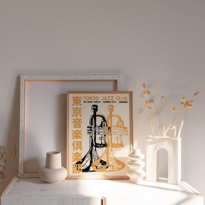 Tokyo Jazz Club Wall Art
