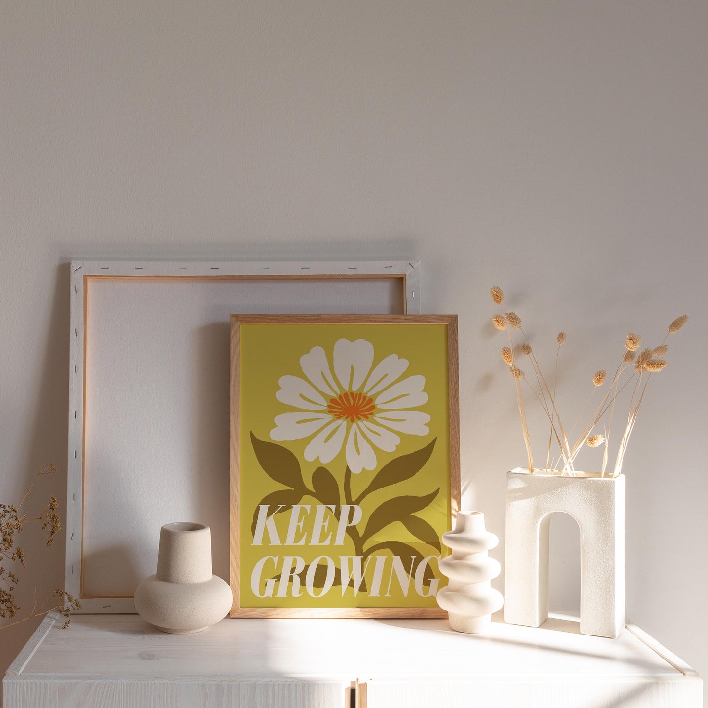 Keep Growing Flower Print