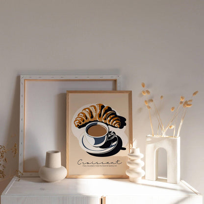Croissant - French Morning Poster