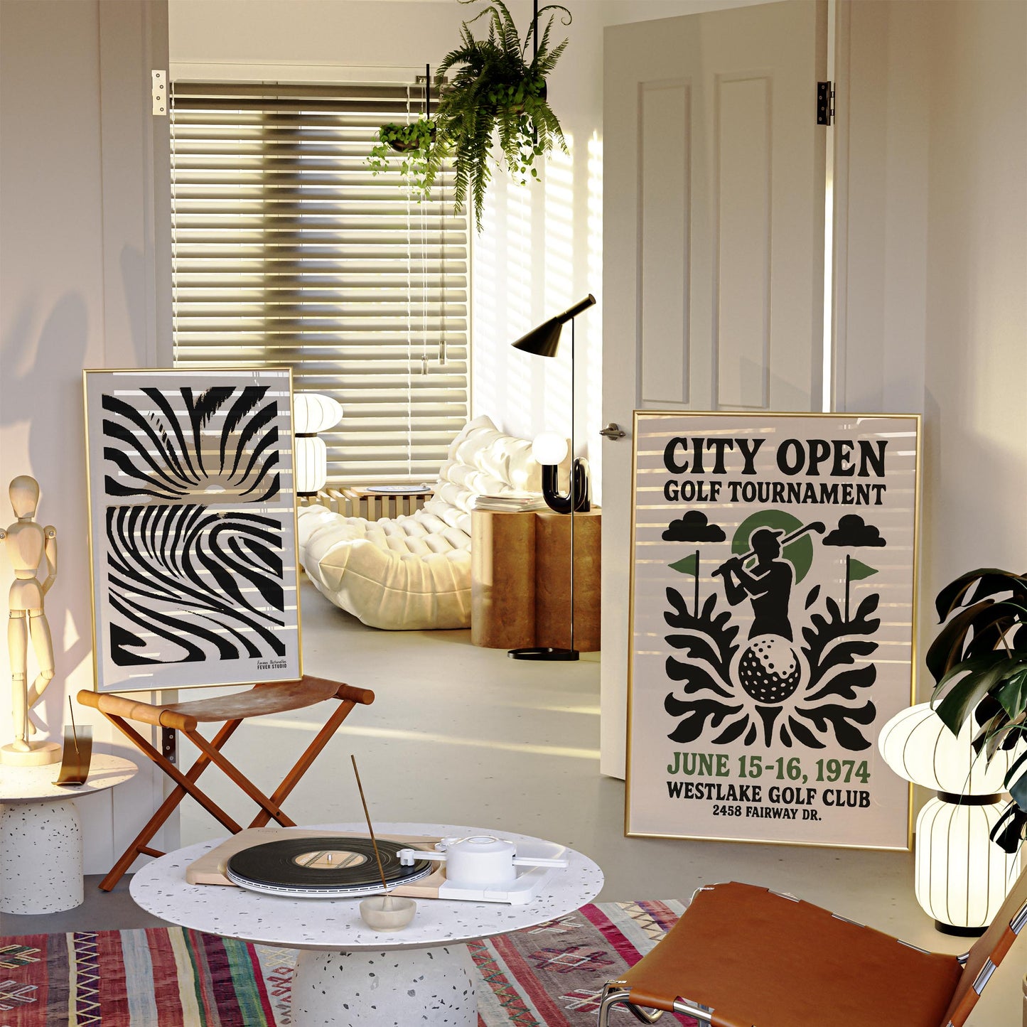 City Open Golf Poster
