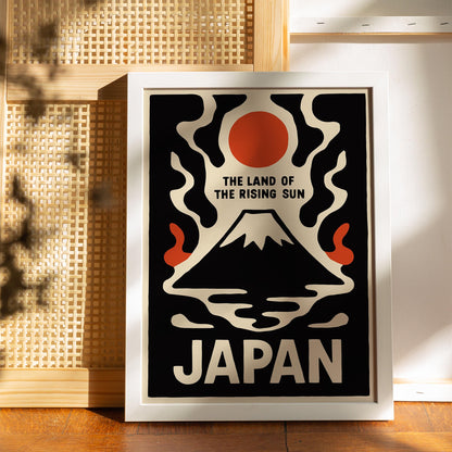 Japan Rising Sun Poster