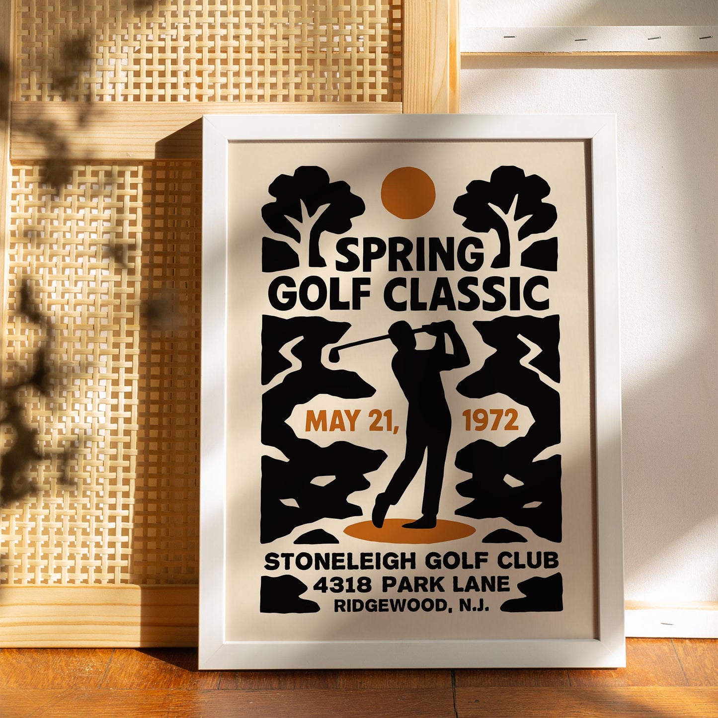 Spring Golf Poster Print
