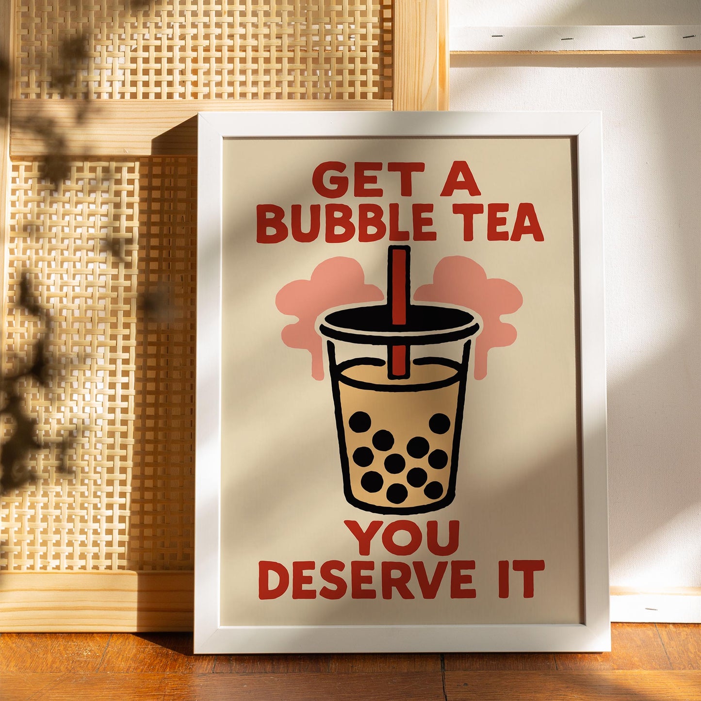 Bubble Tea Poster Print