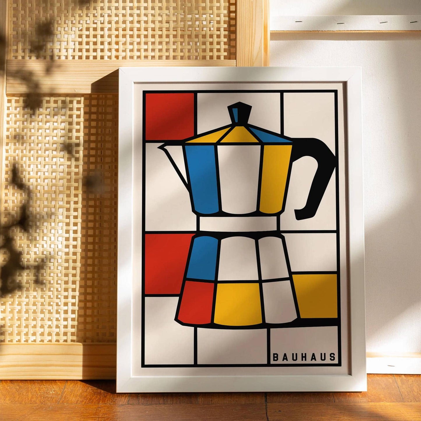 Coffee Pot Bauhaus Style Art Print