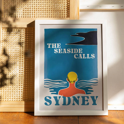 Retro Sydney Travel Poster