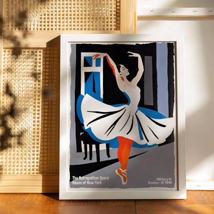 Metropolitan Opera House of New York Ballet Poster