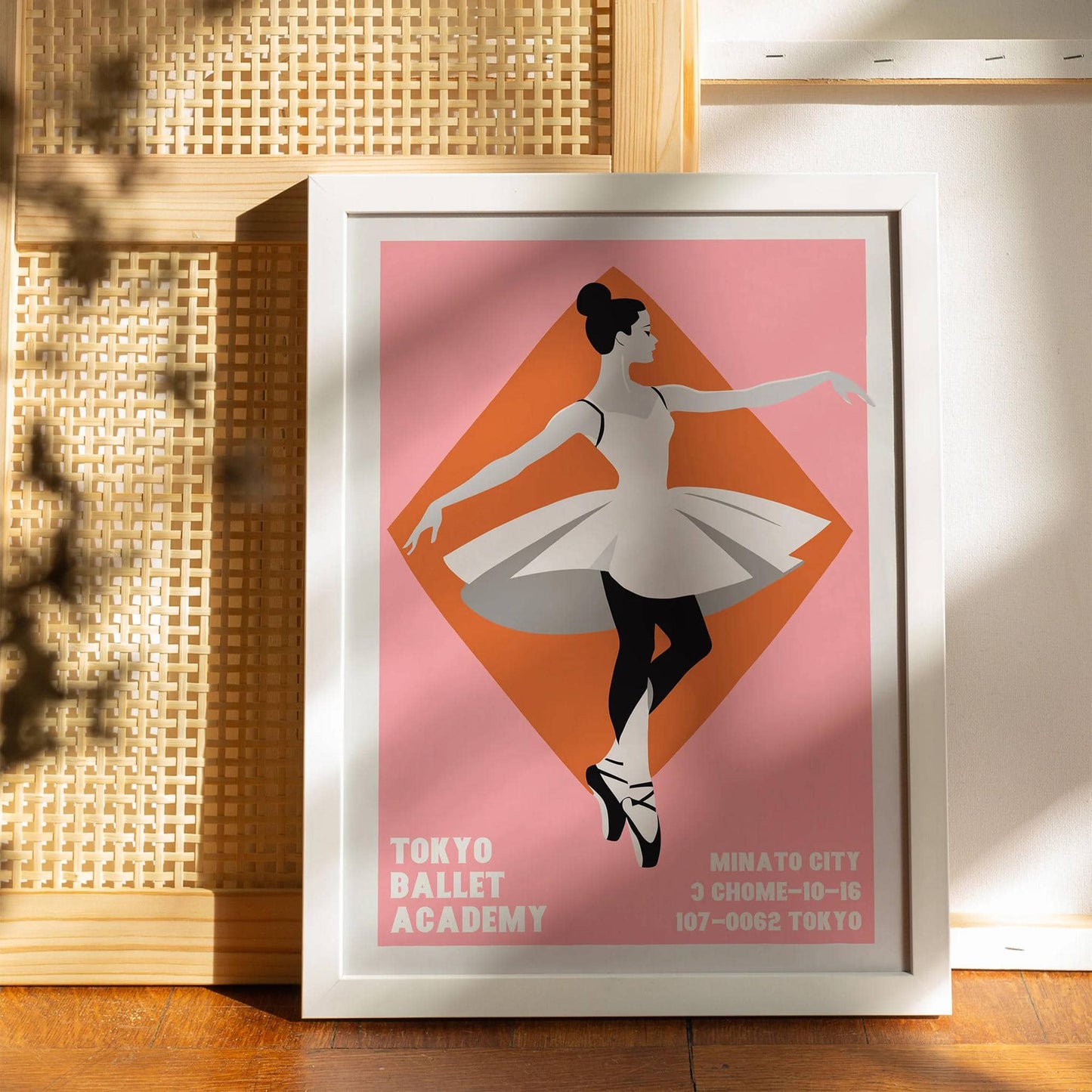 Tokyo Ballet Academy Retro Poster