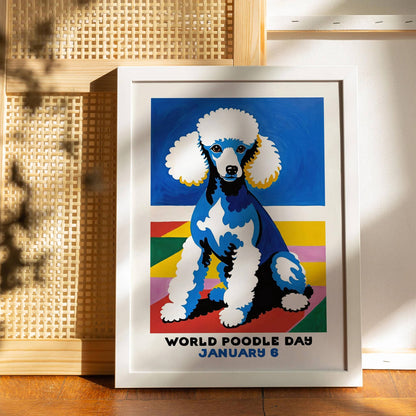 World Poodle Day Cute Wall Art