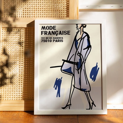 French Fashion Vintage Poster