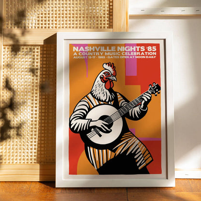 Nashville Nights 1985 Country Poster