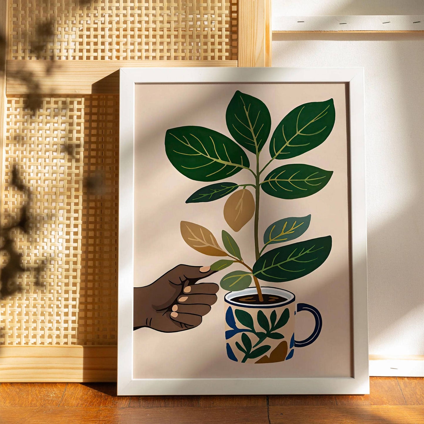 Ground Coffee Wall Art Print