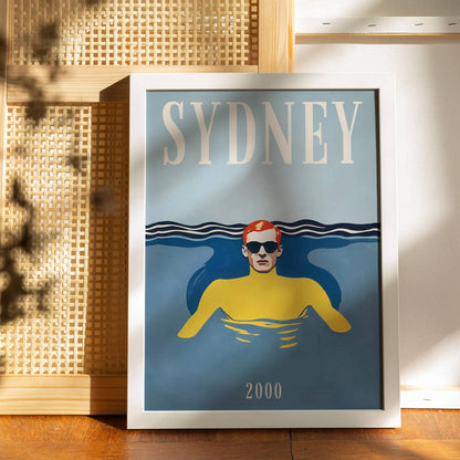 Sydney 2000 Summertime Retro Poster