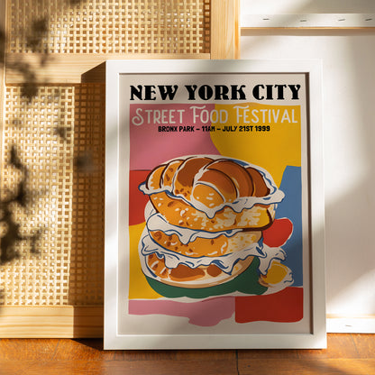 NYC Street Food Festival 1999 Poster