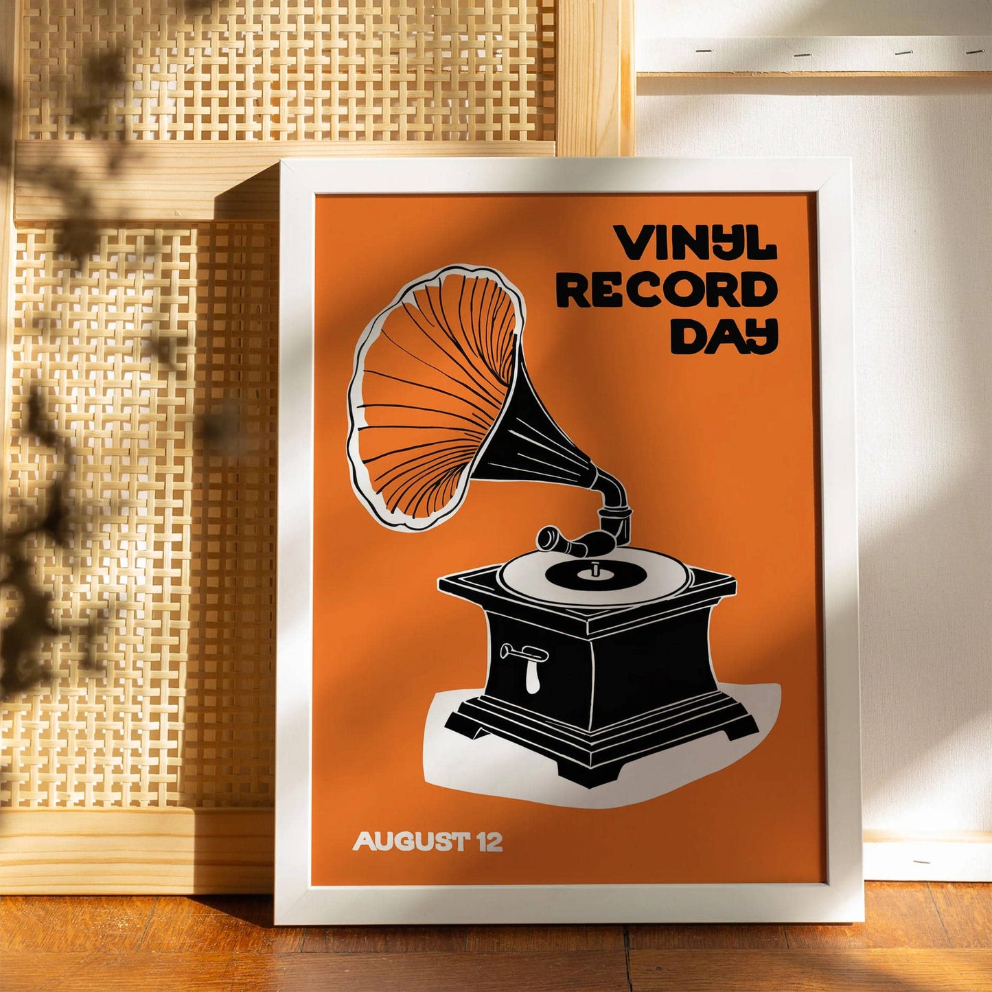 Vinyl Record Day - Orange Poster