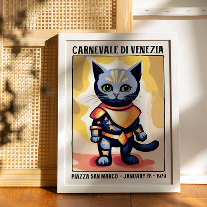 Carnevale De Venezia Vintage Poster