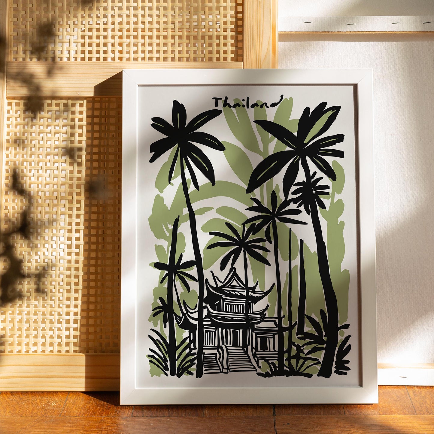 Thailand Green Travel Poster