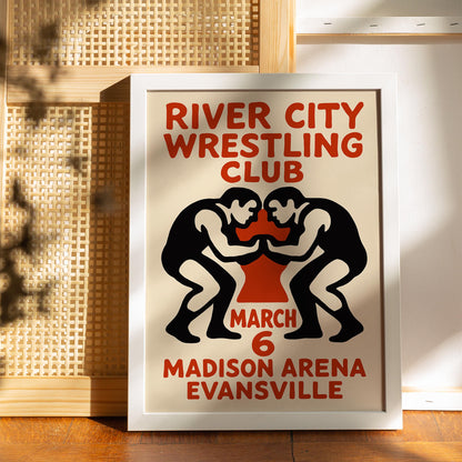 River City Wrestling Poster