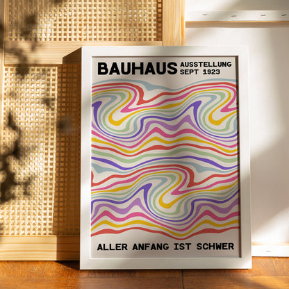 Colorful Bauhaus 1923 Poster